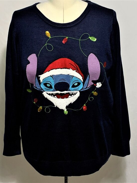 torrid Sweaters - Torrid Ugly Christmas Sweater Disney Lilo & Stitch Santa Sequins Plus 6 30